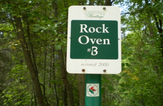 Rock Oven 3 sign, Kettle Valley Railway Naramata Section, 2010-08.